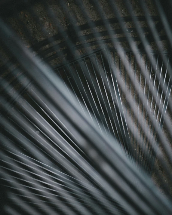 a light reflecting on the surface of a building