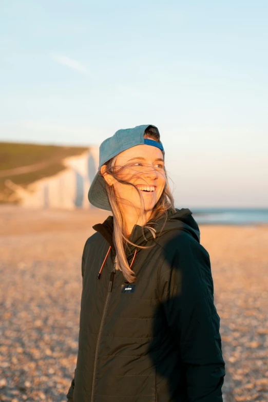 an image of a woman smiling for the camera