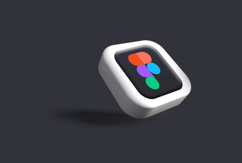an apple watch with multiple colorful ons in it