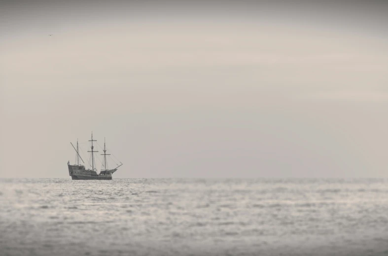 a boat in the middle of a body of water