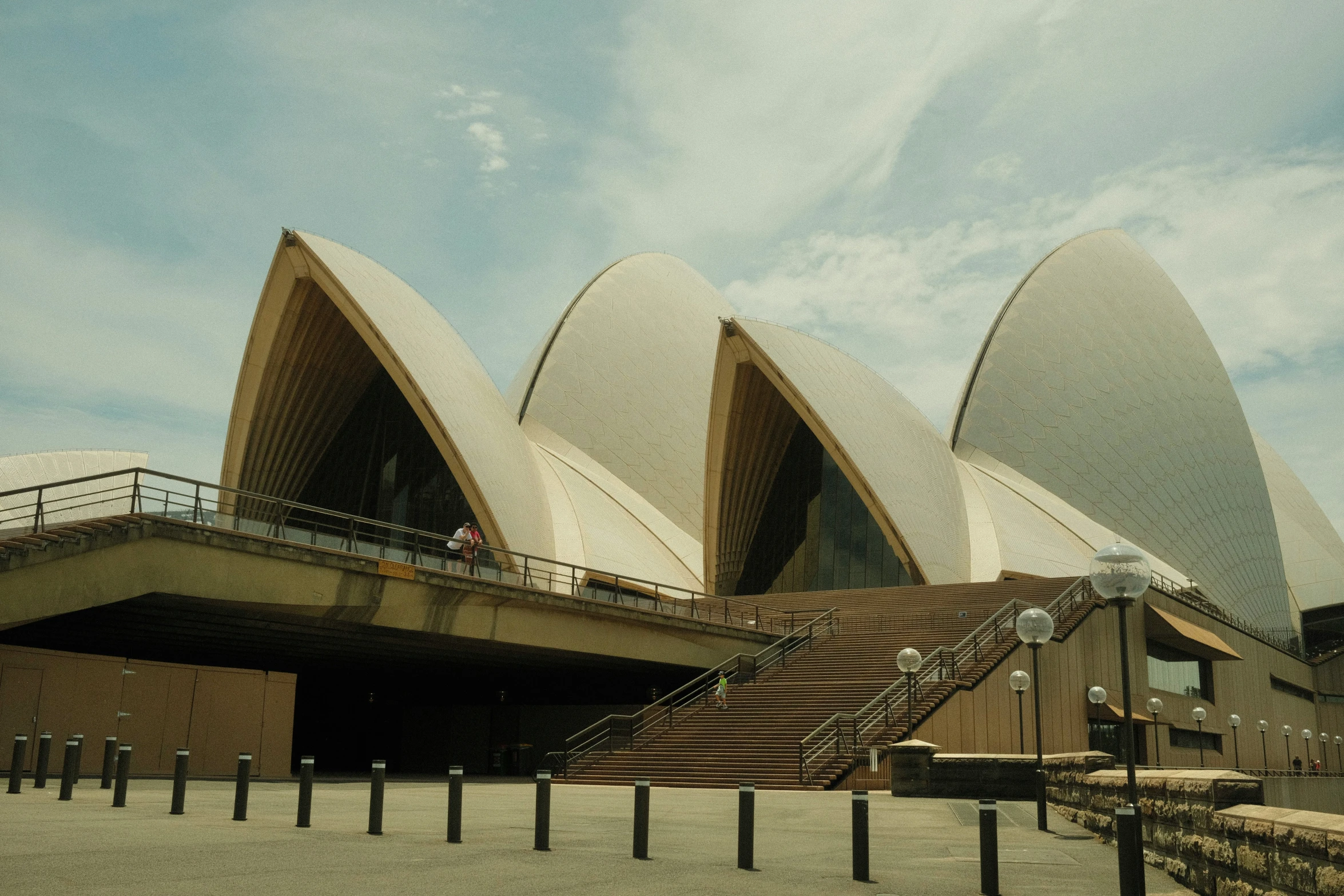 people on the balcony of an opera building