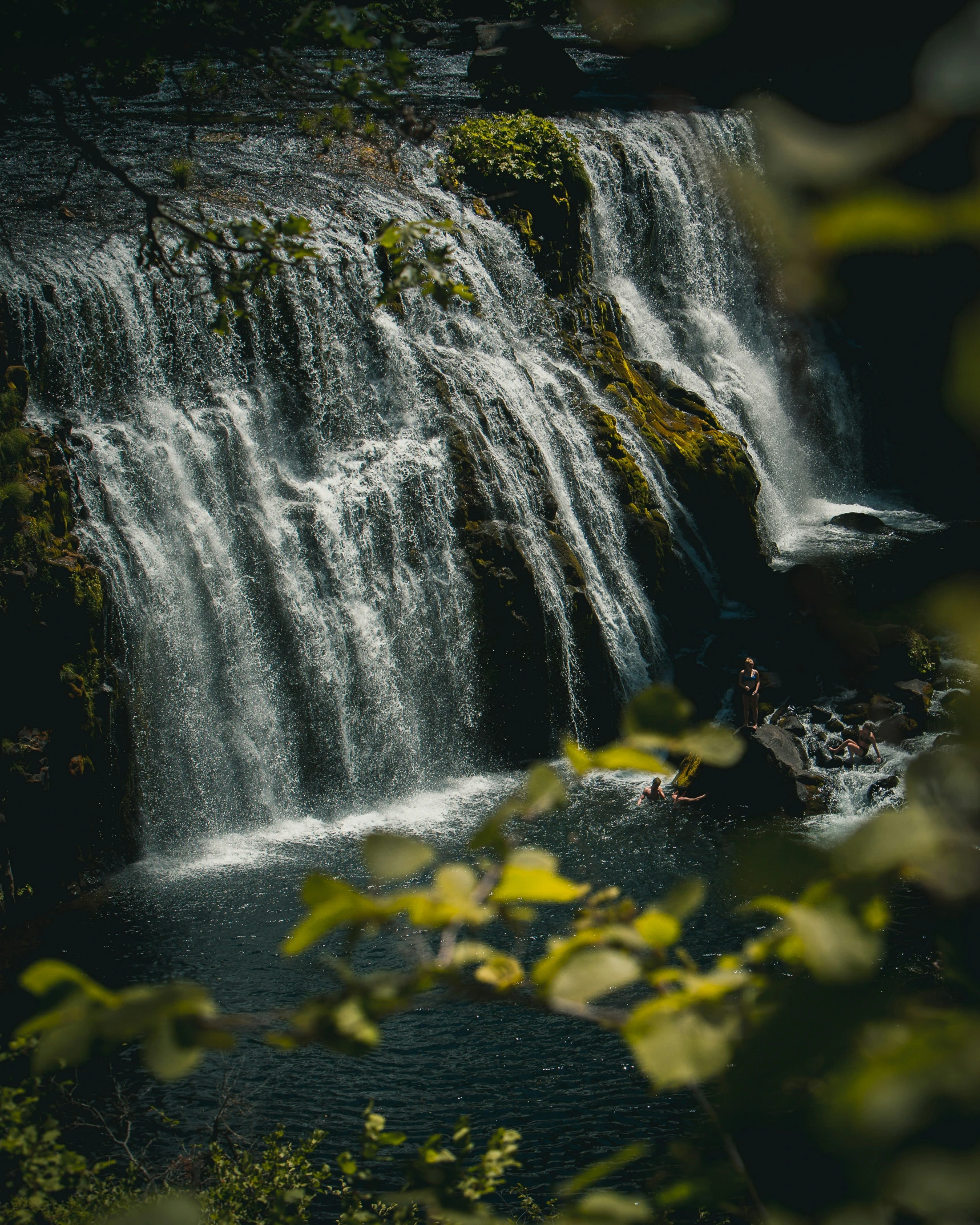 this is an image of a water fall