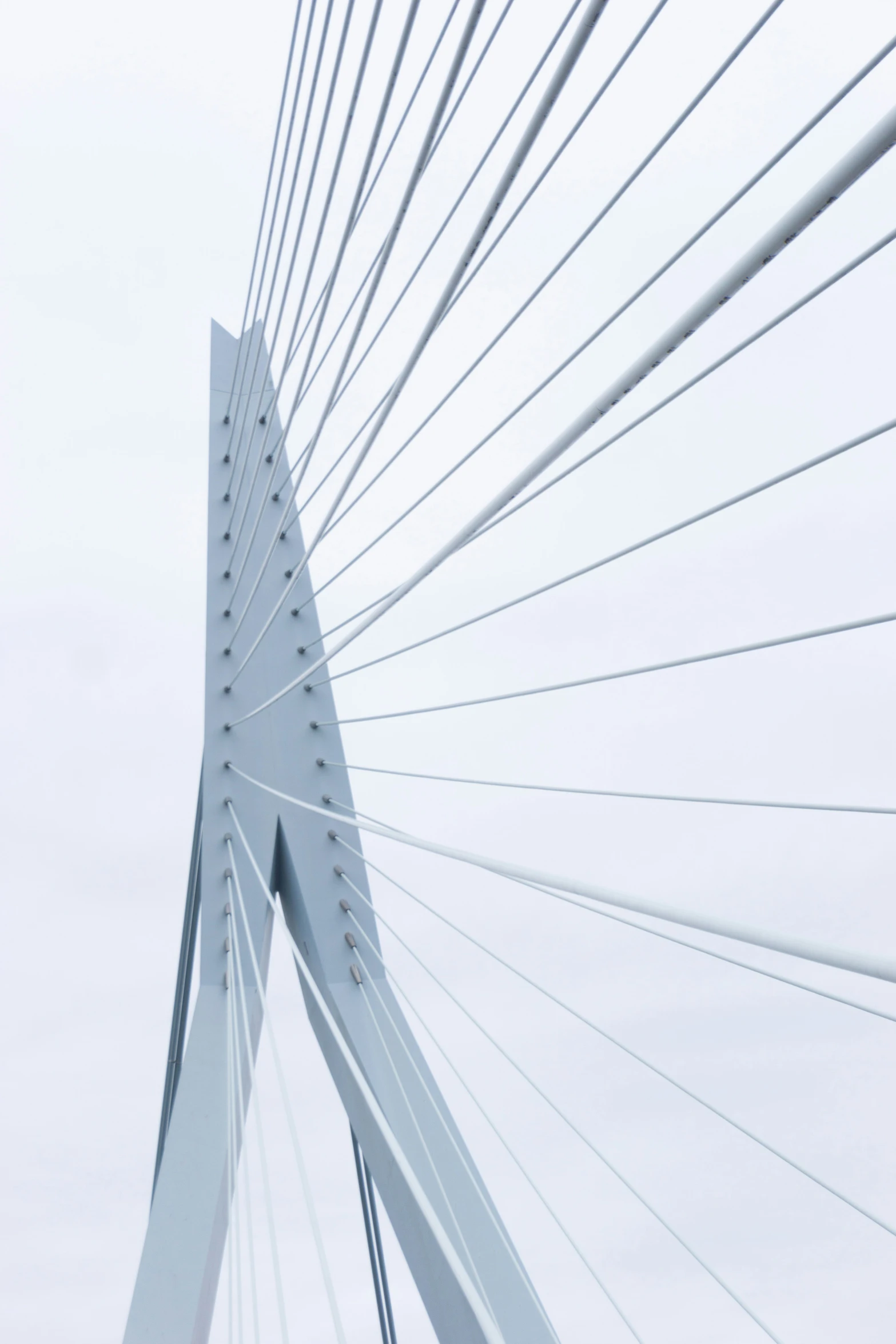 a long gray metal structure on top of white background