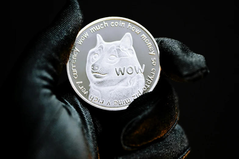 the reverse image of a coin with the cat on it