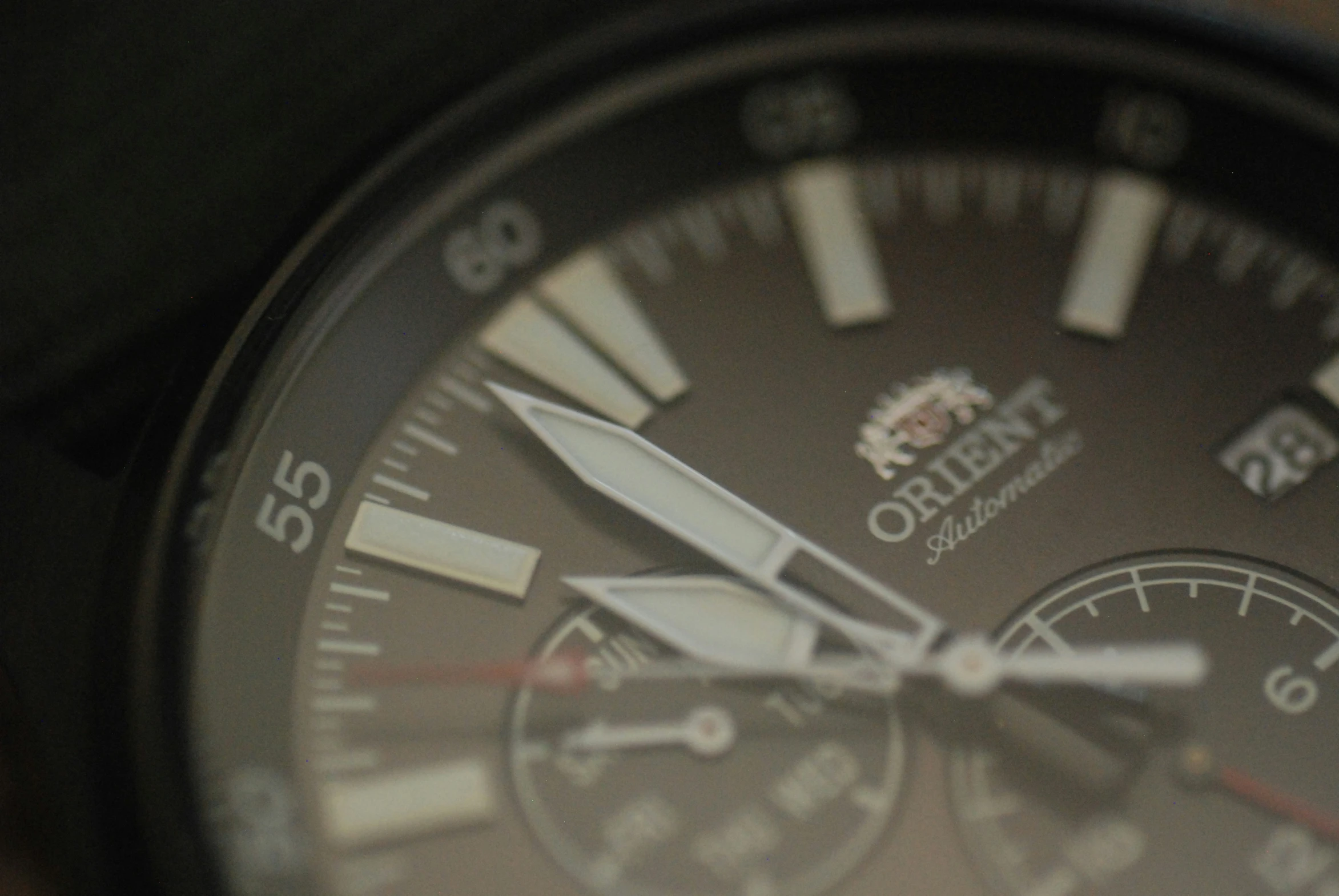 an image of the dial on a watch