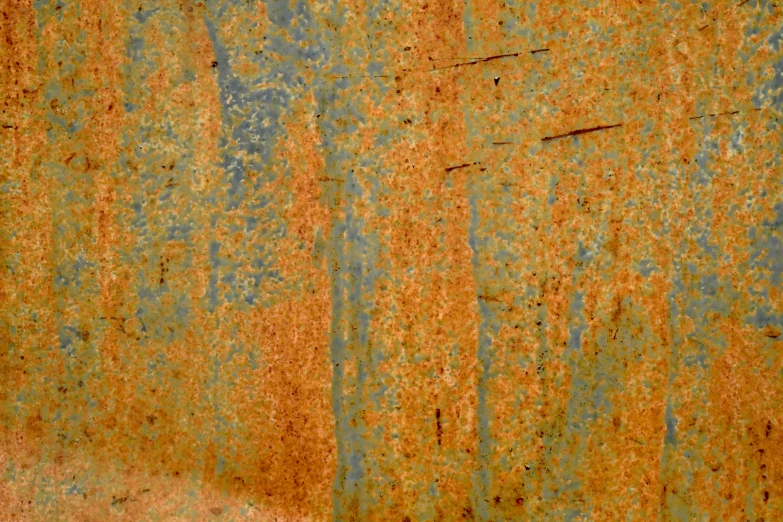 rusty rusted metal with blue and brown paint