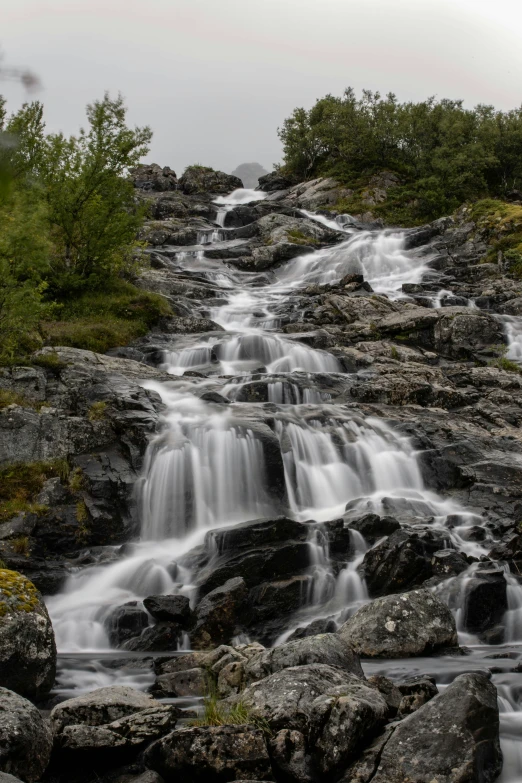 there are a few waterfalls in the wilderness