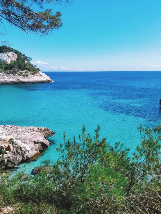 view of a boat in the water from the coast