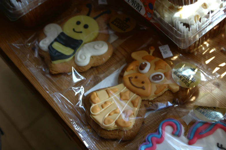 cookies for an upcoming bee movie party