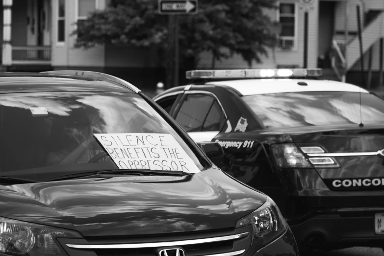 a car has graffiti written on it