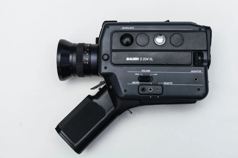 a camera attached to a video recorder