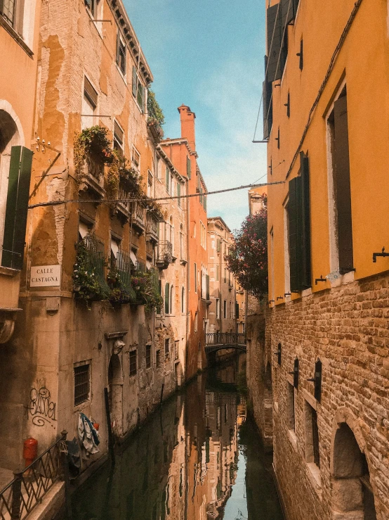 view of some buildings from the side of a river