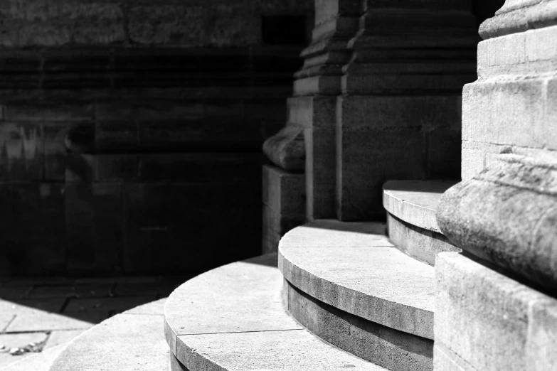 a row of steps leading to a doorway