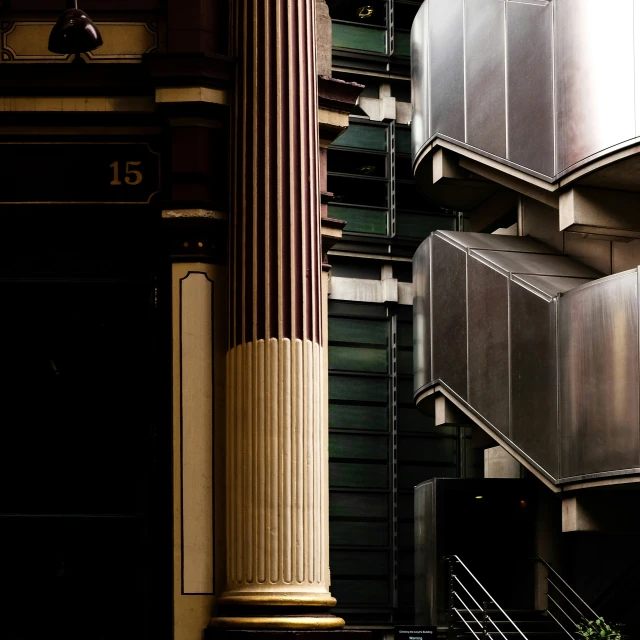 an image of a staircase in a city