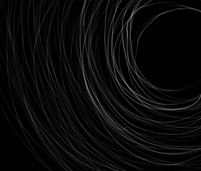 a black background with white lines that are in the center of the image