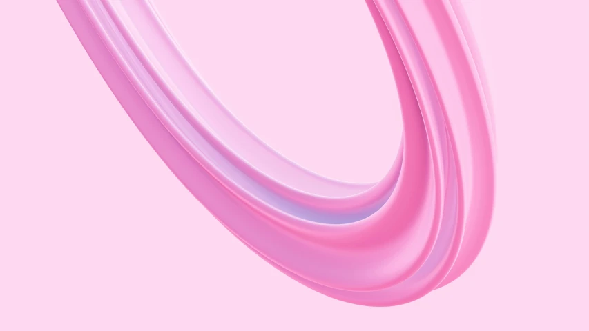 pink curve shaped background with two layers