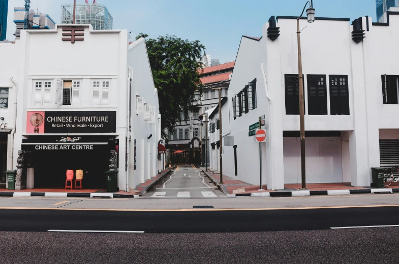 buildings in an urban area near each other