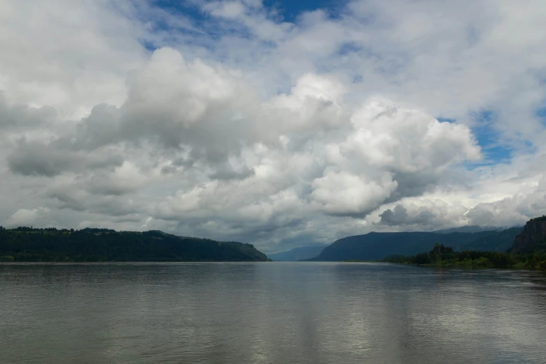 a picture of water from an approaching boat