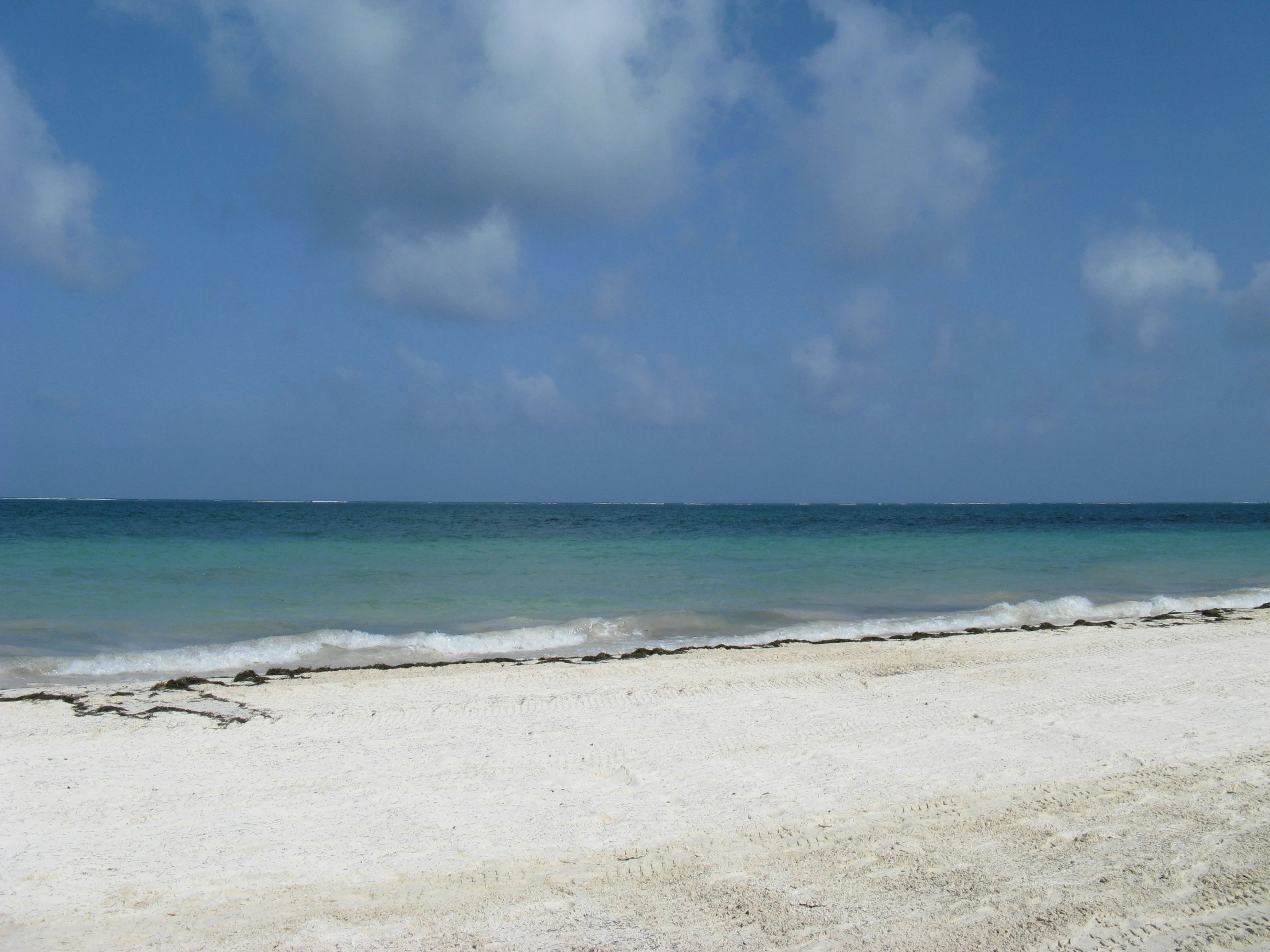 an ocean view with a lone bench at the end