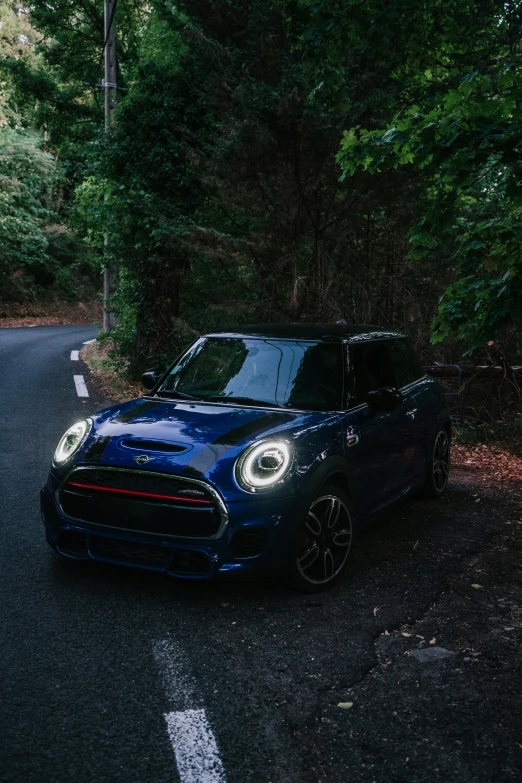 the new mini pace pace is parked on the street