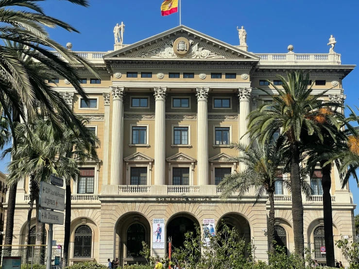 an old building that is a government building