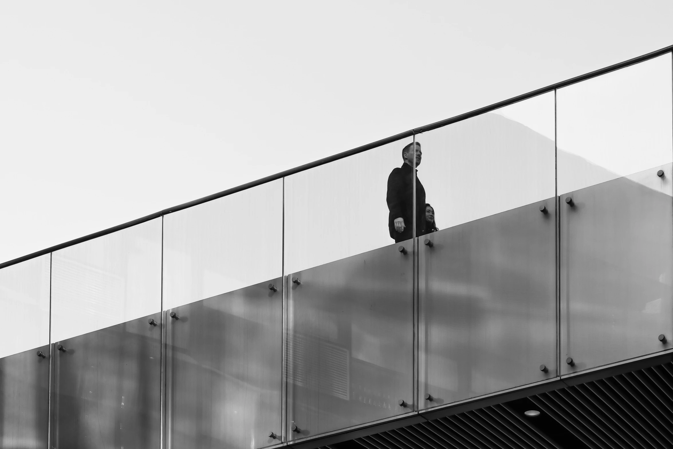 the window of the building is covering the glass