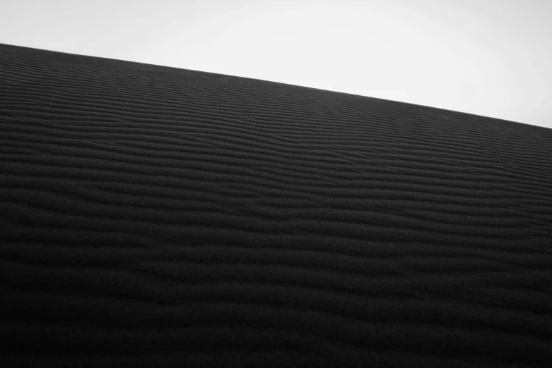 the desert is very dark and it looks black and white