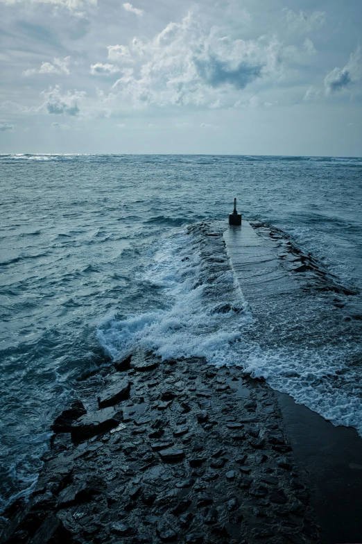 person out on the water waiting to be pulled by an atv