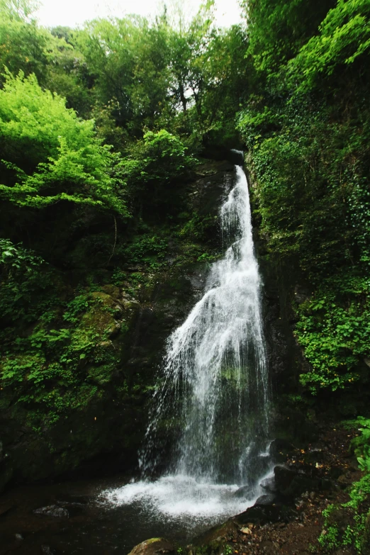 the waterfall has no water to pour from