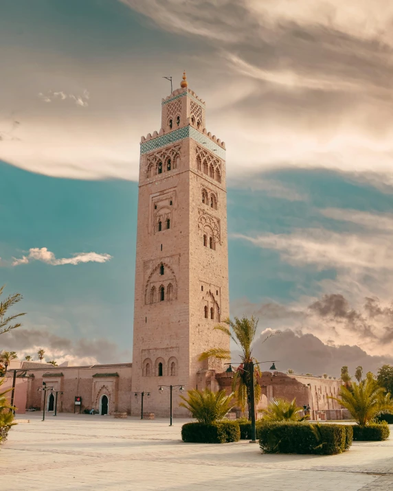 a clock tower on the top of a building