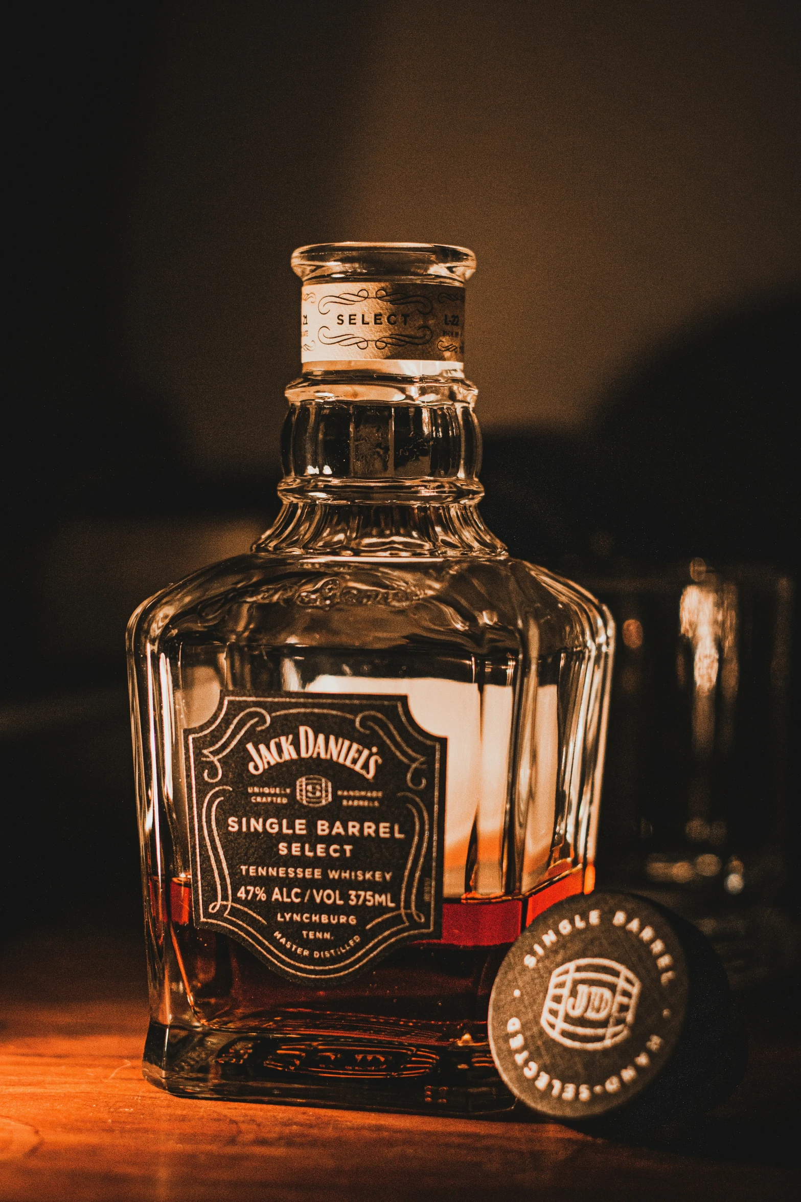 a bottle of jack daniels single barrel