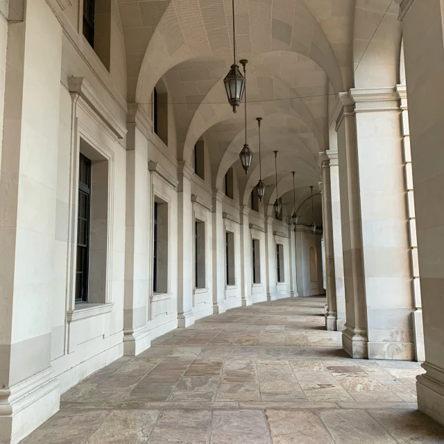 rows of windows lined up in an ornate building