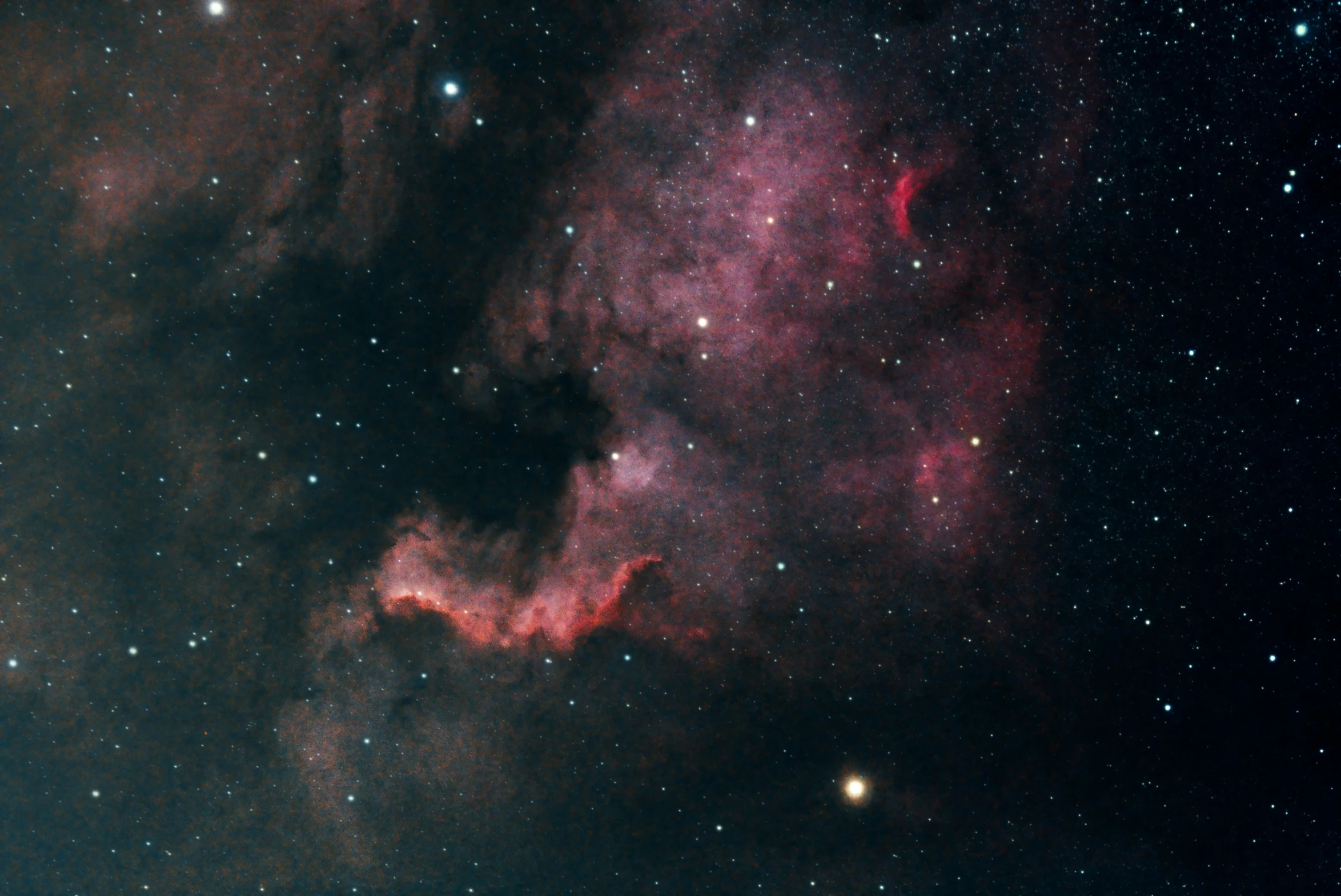 a star forming region is seen in this image