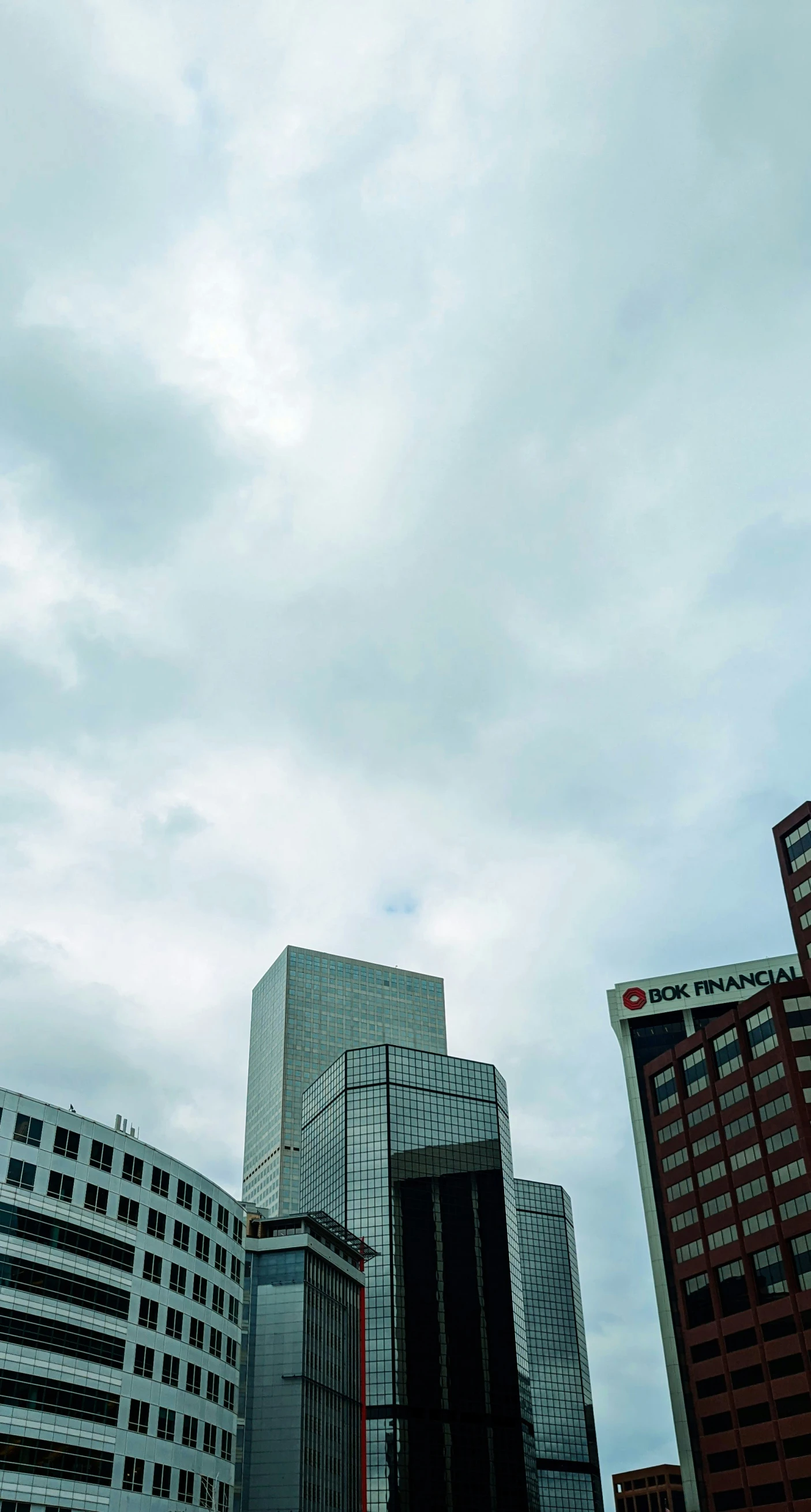 a group of tall buildings in a large city