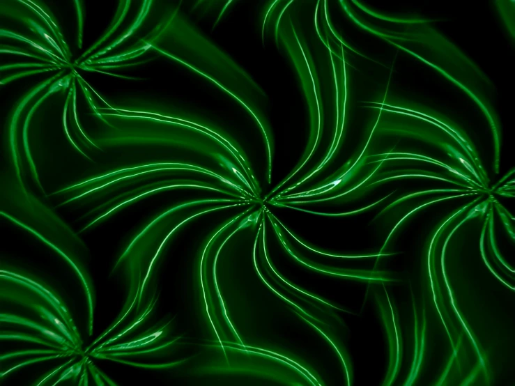 a wallpaper pattern featuring an abstract green background