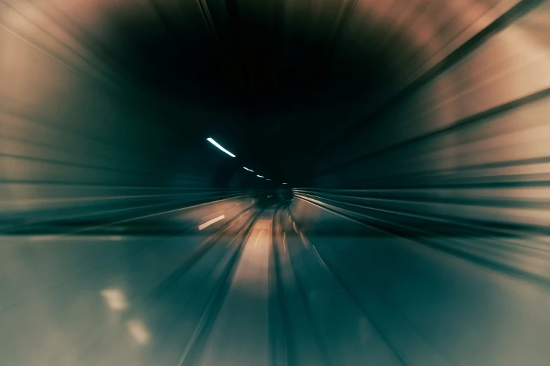 this is a tunnel with motion and light