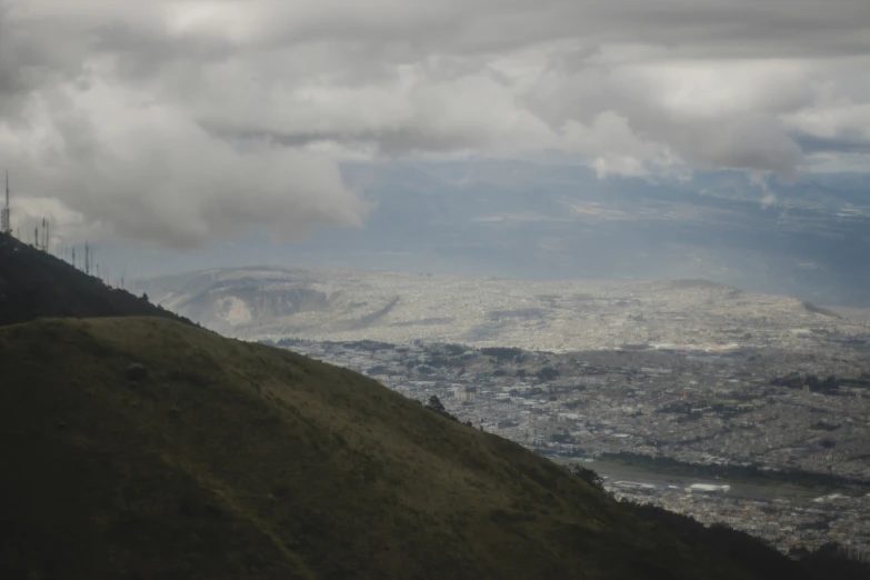 a view of the city of san jose with cloudy skies