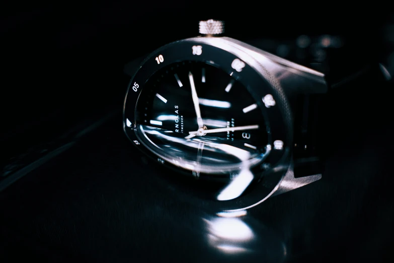 a very unique looking watch, just inside the darkness