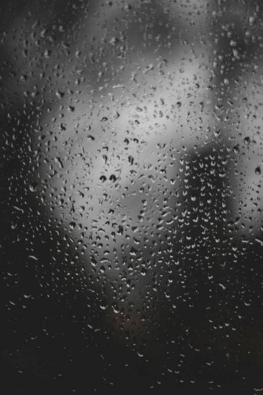 a rainy window with drops of rain