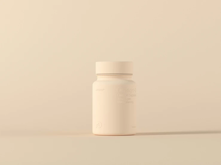 a small jar sitting on a table