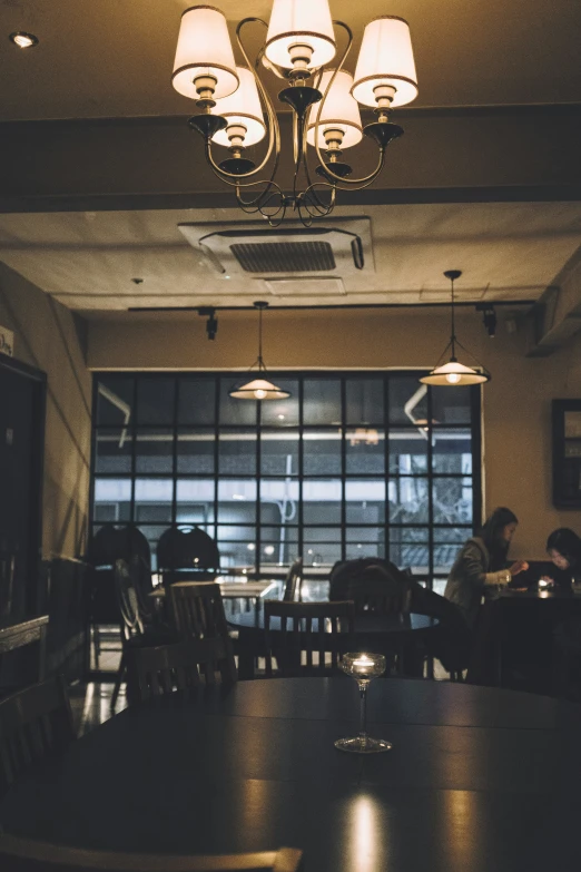 people are sitting and dining in an elegant setting