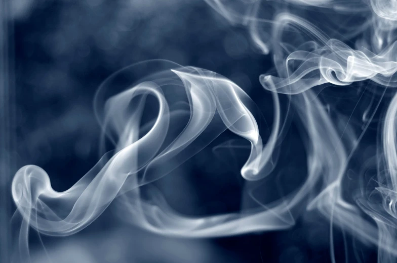 smoke is shown in this black and white pograph