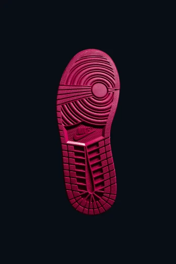 an image of a shoe sole in red