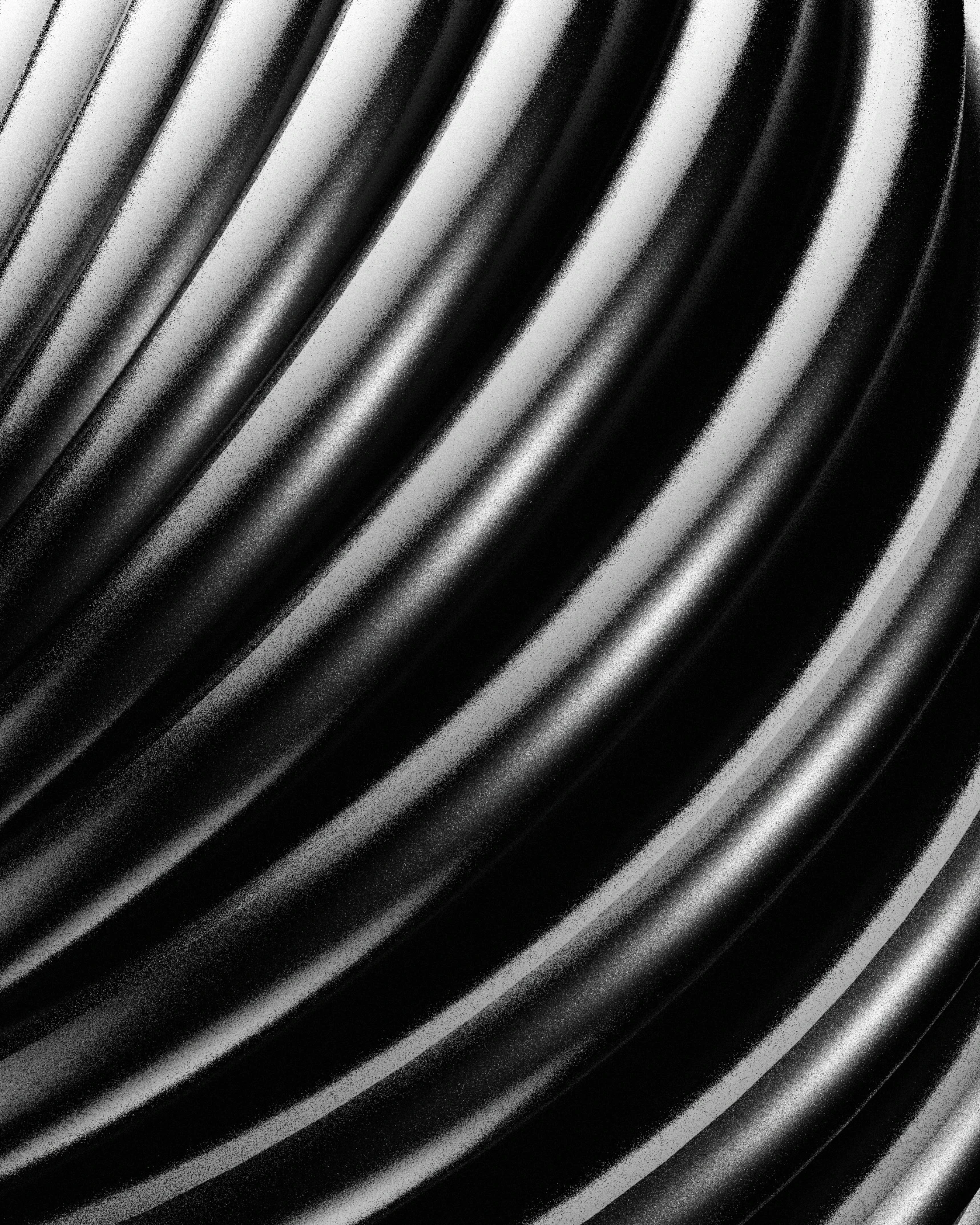 a black and white po of a curved object