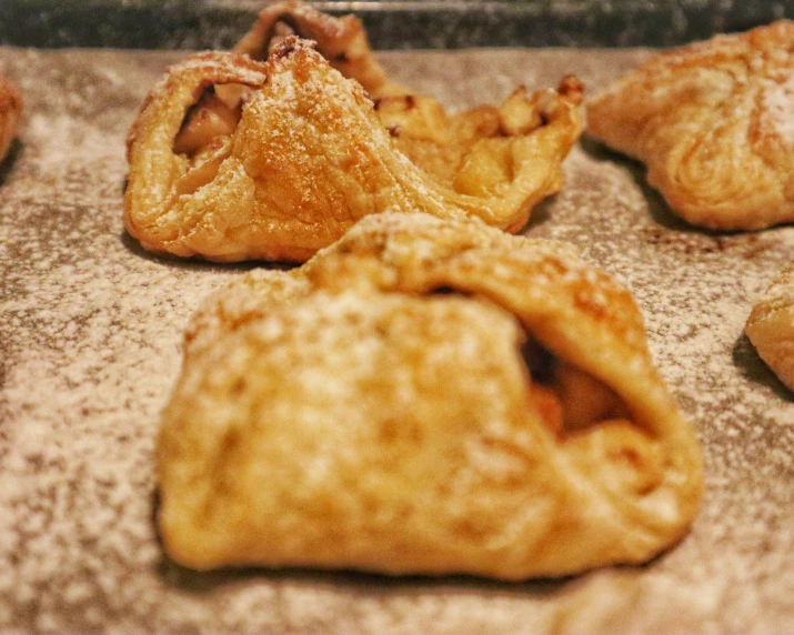 some very tasty looking pastries on a counter