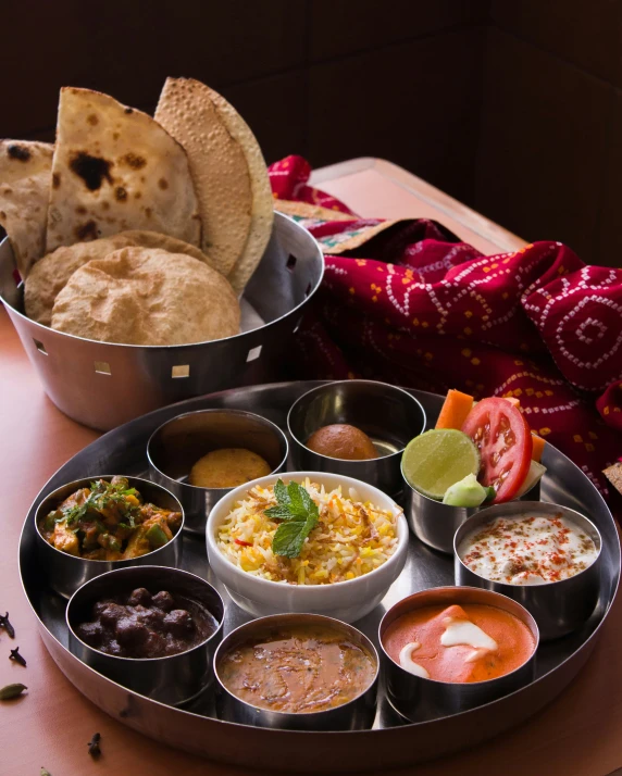 a plate of food that is on top of a table