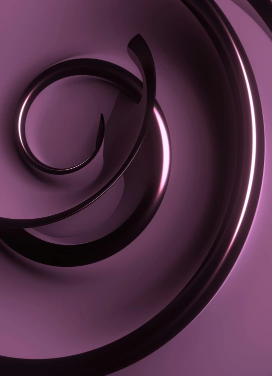 abstract dark background of curved rings