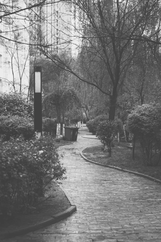 a walkway that is on top of a road