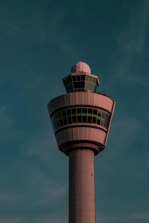 a view of an air traffic control tower