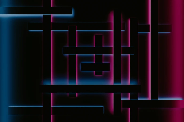 a black and purple background that looks like a maze